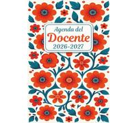 Agenda del Docente 2026-2027 A5: Organizzazione settimanale e mensile, Da Agosto 2026 a Luglio 2027, Diario scolastico per insegnanti 26/27, 176 pagine.