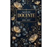 Agenda del Docente 2026 2027 Giornaliera: 1 pagina per giorno | Registro del Professore | Diario Scolastico Anno 26/27 - Formato A5.