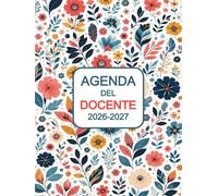 Agenda Del Docente 2026-2027: Pianificatore scolastico per insegnanti, 1 settimana su 2 pagine, 1 mese su 2 pagine, formato A4.