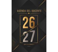 Agenda del Docente 2026/2027: Pianificatore scolastico settimanale e mensile | Elegante, pratica e completa