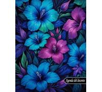 Agenda del docente 2026/2027: Quaderno e pianificatore settimanale per professori da Agosto 2026 a Luglio 2027. Registro del Professore a4. Teacher planner per insegnanti con copertina floreale.