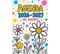Agenda del Docente 2026/2027: Settimanale ,una settimana su 2 pagine con registro per le valutazioni, calendario, consigli di ormato A5.