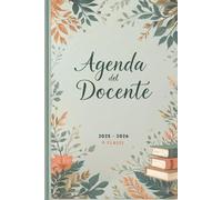 Agenda del Docente 9 classi: settimanale, a colori, registro scolastico per tutti i tipi di insegnamento