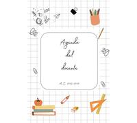 Agenda del docente A. S. 2025 - 2026: Planner 2026 per docenti con spazi per collegi, consigli di classe, scrutini e pianificazione didattica