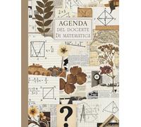 Agenda del docente di matematica: calendario settimanale e mensile e un organizer per la classe di 12 mesi per maestre da gennaio a dicembre, regali per insegnanti di matematica.