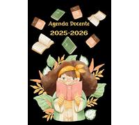 Agenda Del Docente Giornaliera 2025 2026: Pianificatore Giornaliero e mensile | regalo maestra fine anno | 1 Pagina per Giorno | Registro per Insegnanti della Scuola | Format A5