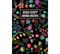 Agenda Del Docente Giornaliera 2026/2027: Planner delle lezioni con registro, 1 Pagina per Giorno | Pianificatore dell’Attività Giornaliere per Insegnanti da Agosto a Luglio | Formato A5.
