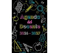 Agenda del Docente Giornaliera 2026 2027: registro docenti - Planner per Insegnanti da settembre 2026 a Luglio 2027 - Organizzatore Giornaliero e ... della Scuola - Formato A5 - 360 pagine