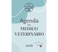 Agenda del Medico Veterinario | Agenda Giornaliera 12 mesi | Formato A5 | Planner mensili con illustrazioni | Organizza il tuo anno con stile e passione animale!