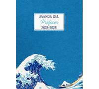 Agenda del profesor: Cuaderno del docente A4, Planificador semanal y mensual, Semana Vista, Tapa dura