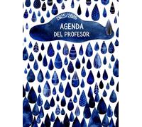 Agenda del profesor: Cuaderno del docente A4, Planificador semanal y mensual, Semana Vista, Tapa Dura