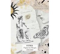 Agenda del Profesor de Filosofía: Cuaderno del docente semanal y mensual, A4