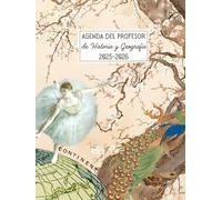 Agenda del Profesor de Historia y Geografía: Cuaderno para docentes con planificador semanal y mensual, tapa dura