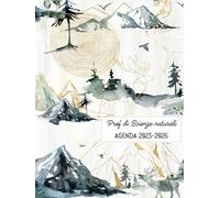 Agenda del Professore di Scienze naturali: settimanale e mensile, con registro di classe, copertina rigida