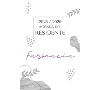 Agenda del Residente Farmacia 2025/26: Planificador semanal a color para FIR. Mayo 2025 - Junio 2026.