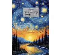 Agenda della Maestra 2025/2026: Pianificatore dell’Attività Giornaliere per Insegnanti - 1 giorno per pagina - Registro del professore - Planner italiano A5