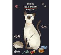 Agenda della Maestra 2025/2026 Scuola infanzia: Pianificatore e organizer settimanale per insegnanti da Settembre da Luglio - Registro del professore | Planner italiano.