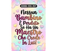 Agenda della maestra 26 27: Regalo Maestre Fine Anno | una settimana su 2 pagine | Formato Piccolo A5.