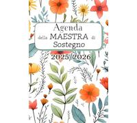 Agenda della Maestra di Sostegno| (Settembre 25 - Agosto 26) |Agenda settimanale 2025-2026: 52 Settimane | Settimana su doppia pagina, Formato A5 | ... mesi | Agenda DATATA 2025 - 2026 | Elegante