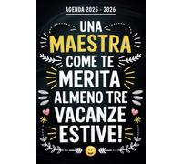 Agenda della Maestra: Idee Regalo fine Anno insegnante elementare , Diario scolastico (Agosto-Luglio)