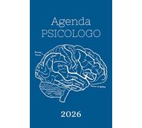 Agenda della Psicologa - Psicologo | Agenda settimanale: 12 Mesi | Gennaio - Dicembre | 54 Settimane, 12 Planner Mensili | Settimana su doppia pagina, ... | Blu e bianco | Psicologia | Agenda DATATA