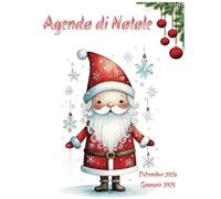 Agenda di Natale (Dicembre 2024 - Gennaio 2025) per programmare feste e vacanze e organizzare alla grande i giorni più attesi dell'anno.