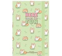 Legami - Photo Daily Planner 2025-2026, Corgi, 16 meses Small, Agenda de septiembre de 2025 a diciembre de 2026, Cierre elástico, Papel certificado FSC, 9,5 x 13,5 cm