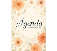 Agenda Dia Por Pagina tapa dura Semana Vista A5 floral organizacion practica Planner semanal A5 .