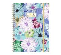 Agenda diaria 2025 2025 | Planificador mensual con estampado floral - Enero 2025 - Diciembre 2025, Planificador diario