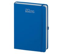 Agenda diaria 2026, 15 x 21 cm, agenda 2026, 1 día por página, planifica tu año de enero a diciembre de 2026, trabilla para bolígrafo y bolsillo trasero. (Royal Azul)