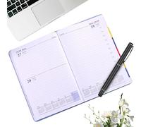 Agenda diaria 2026 | Agenda anual 2026 | Gestión personal del tiempo, agenda de citas, organización, planificación, trabajo, registro diario para estudio, sala de reuniones, aula, dormitorio, escuela