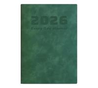 Agenda diaria 2026, agenda de trabajo para una gestión eficiente del tiempo con papel y diseño compacto, diario de viaje