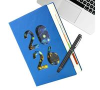 Agenda diaria 2026 | Con pestañas, cuaderno de 365 días de papel grueso, Sommerliches Mode T-Shirt Mit Rundhals Und Kurzärmeln, para organización de citas, casa, oficina, escuela, universidad Studen