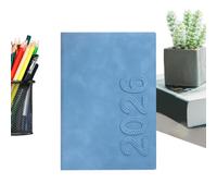 Agenda diaria 2026, el trabajo y la vida personal con facilidad, cuaderno de gestión del tiempo A5 de enero a diciembre, para oficina, escuela, universidad, hogar, reuniones de negocios