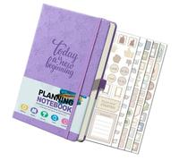 Agenda diaria 2026, multifunción, secciones, planificación, diario, agenda de viaje, cuaderno para escribir sin problemas, cuaderno de gestión del tiempo