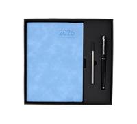 Agenda diaria 2026 para actividades, A5, tapa dura, 12 meses, para adultos y estudiantes