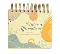 Agenda diaria - Calendario de escritorio 2025, confirmación diaria con citas motivacionales, mesa estética con diseño elegante, accesorios de escritorio, calendario para amigos, familia