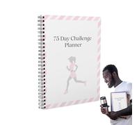 Agenda diaria, cuaderno Habit, diario de bobina de 75 días con diseño estructurado, papel grueso con diseño de bloqueo de tiempo organizado, organizador de planificación de estilo productivo, uso de
