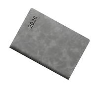 Agenda diaria profesional 2026, cuaderno de 360 páginas, tapa suave, piel académica, con marcador mensual a color, tarea diaria ejecutiva