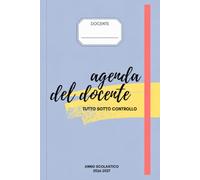 Agenda docente 2026/27: Planner scolastico per primaria e infanzia con sezioni operative per programmazione, UDA, PEI e PDP