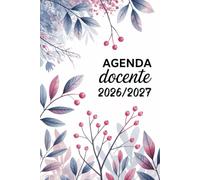 Agenda Docente A5: Planner delle Lezioni con Registro, 1 Pagina per Giorno | Pianificatore dell’Attività Giornaliere per Insegnanti.