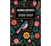 Agenda Docente giornaliera: 1 pagina per giorno da Agosto a Luglio - Diario per insegnanti completo e pratico con Registro di Presenze e libro di Voti per studenti | Quaderno del professore.