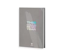 Agenda encuadernada antartik my year a5+ 2026 día página gris papel 80g fsc.