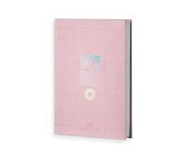 Agenda encuadernada antartik time to shine a5+ 2026 día página rosa papel 80g fsc.