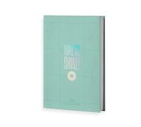 Agenda encuadernada antartik time to shine a5+ 2026 día página verde papel 80g fsc.