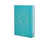 AGENDA ENCUADERNADA LIDERPAPEL EFIRA A5 2024 DIA PAGINA COLOR TURQUESA PAPEL 70 GR