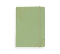 Agenda encuadernada liderpapel efira a5 2026 dia pagina verde papel 70 gr fsc.