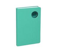 AGENDA ENCUADERNADA LIDERPAPEL KILKIS 8X15 CM 2024 SEMANA VISTA COLOR TURQUESA PAPEL 70 GR