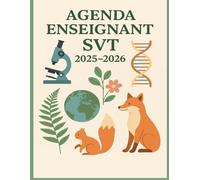 Agenda Enseignant SVT 2025-2026: Planification annuelle, expériences et suivi pédagogique 2025-2026