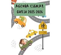 Agenda escolar 2025-2026 A5 para primaria y primer ciclo de secundaria - Semana vista, deberes, tareas, notas, comunicación casa-escuela, tablas de ... espacio para dibujar (Sobrina Purpurina)